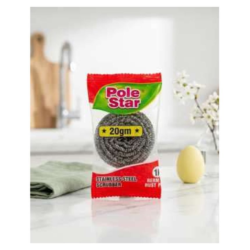 Steel scrubber care